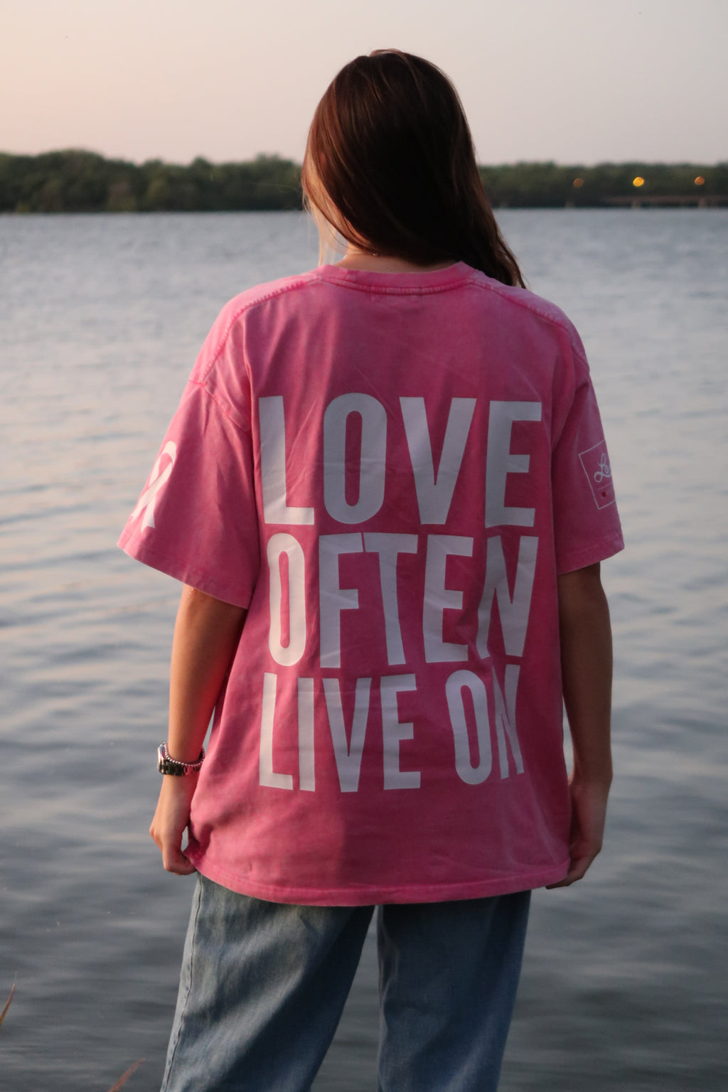Love Often! Live On! T-Shirt - Pink
