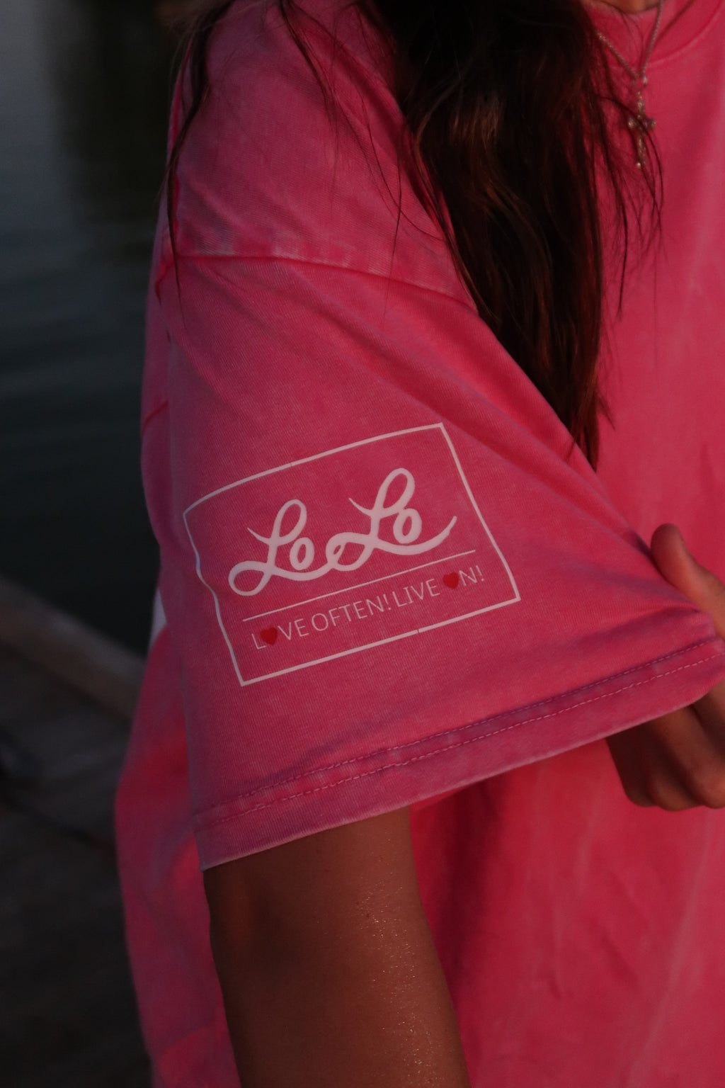 Love Often! Live On! T-Shirt - Pink