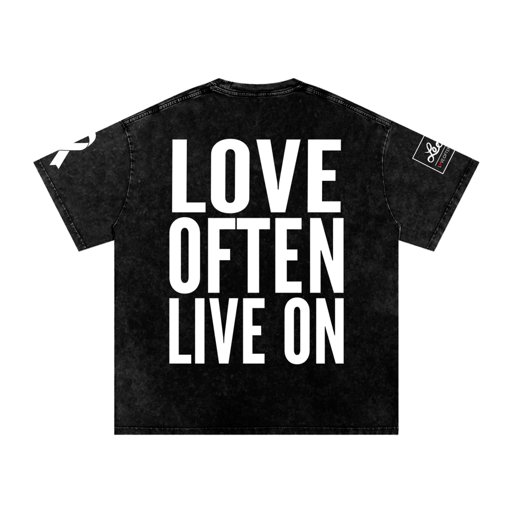 Love Often! Live On! T-Shirt - Black
